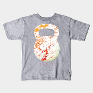 Marble Kettlebell in Desert Kids T-Shirt